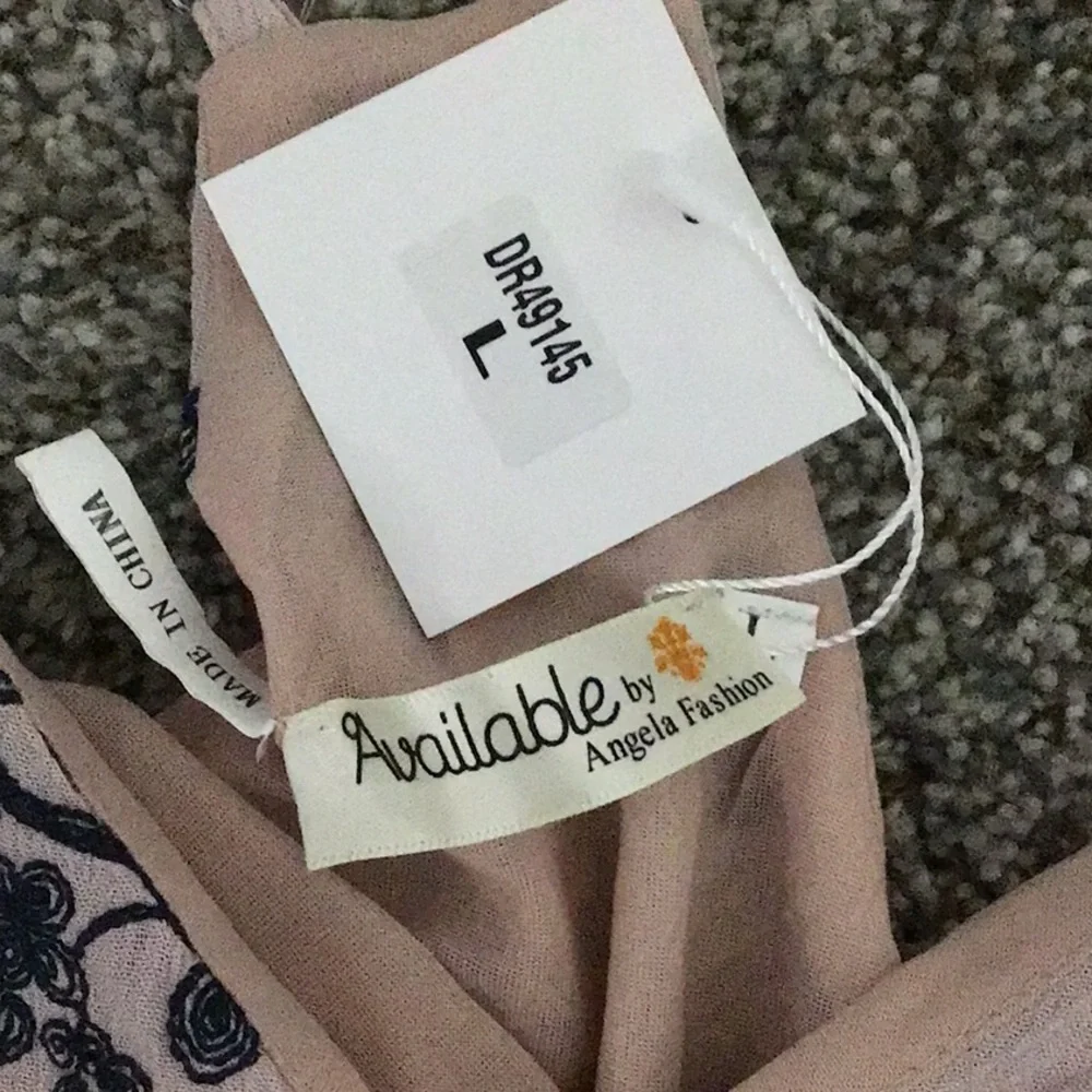NWT Available By Angela Fashion Size L Maxi Dress! - Picture 6 of 8